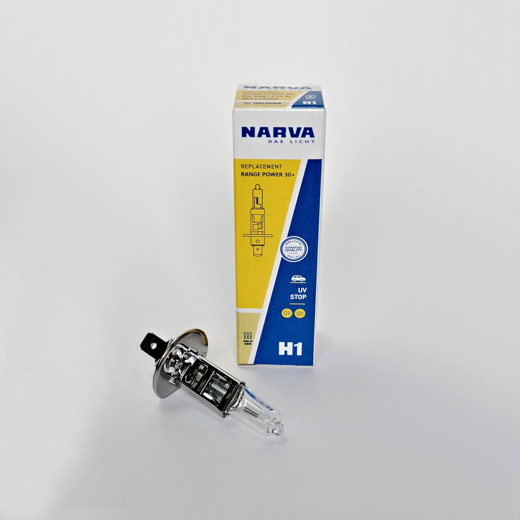 Лампа H1 12V 55W NARVA RANGE POWER +30% яркости