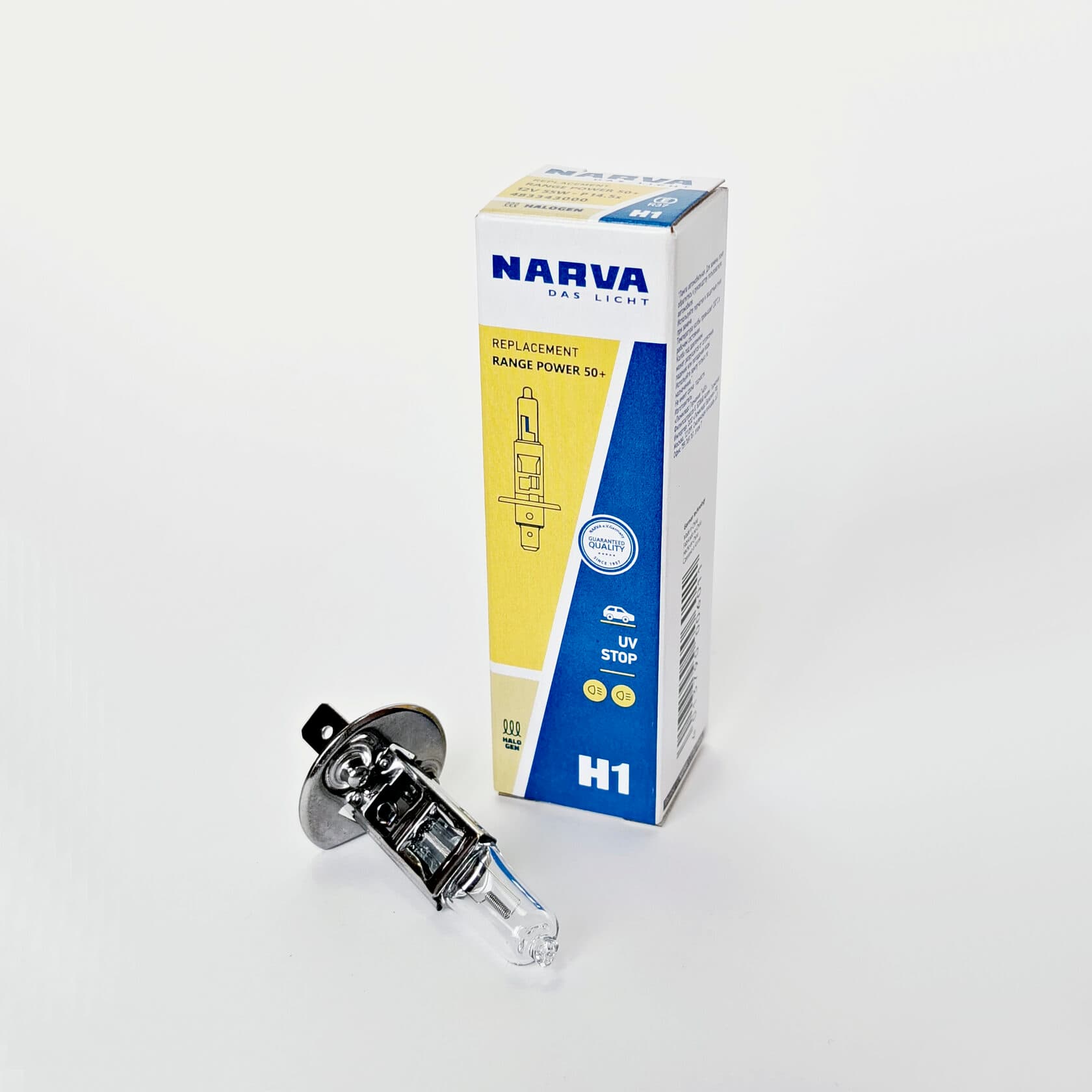 Лампа H1 12V 55W NARVA RANGE POWER +50% яркости